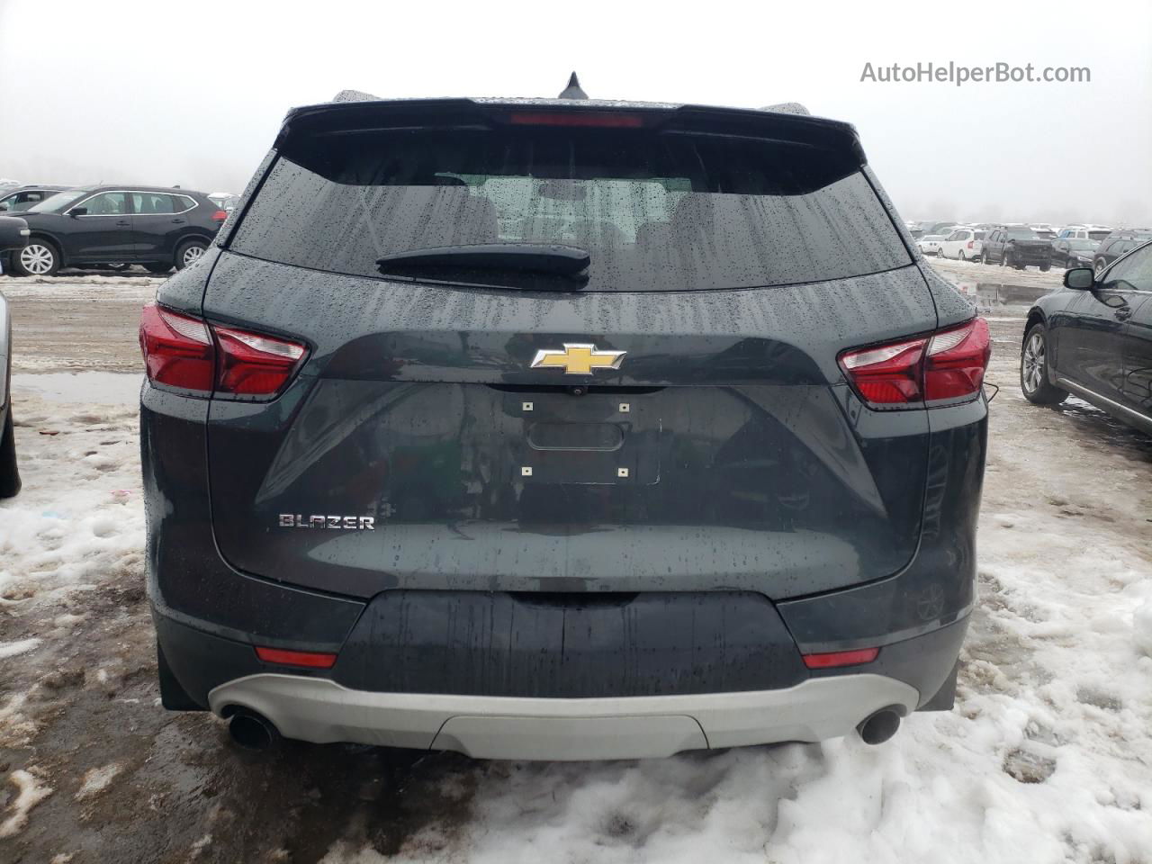 2019 Chevrolet Blazer 1lt Gray vin: 3GNKBBRA6KS577757