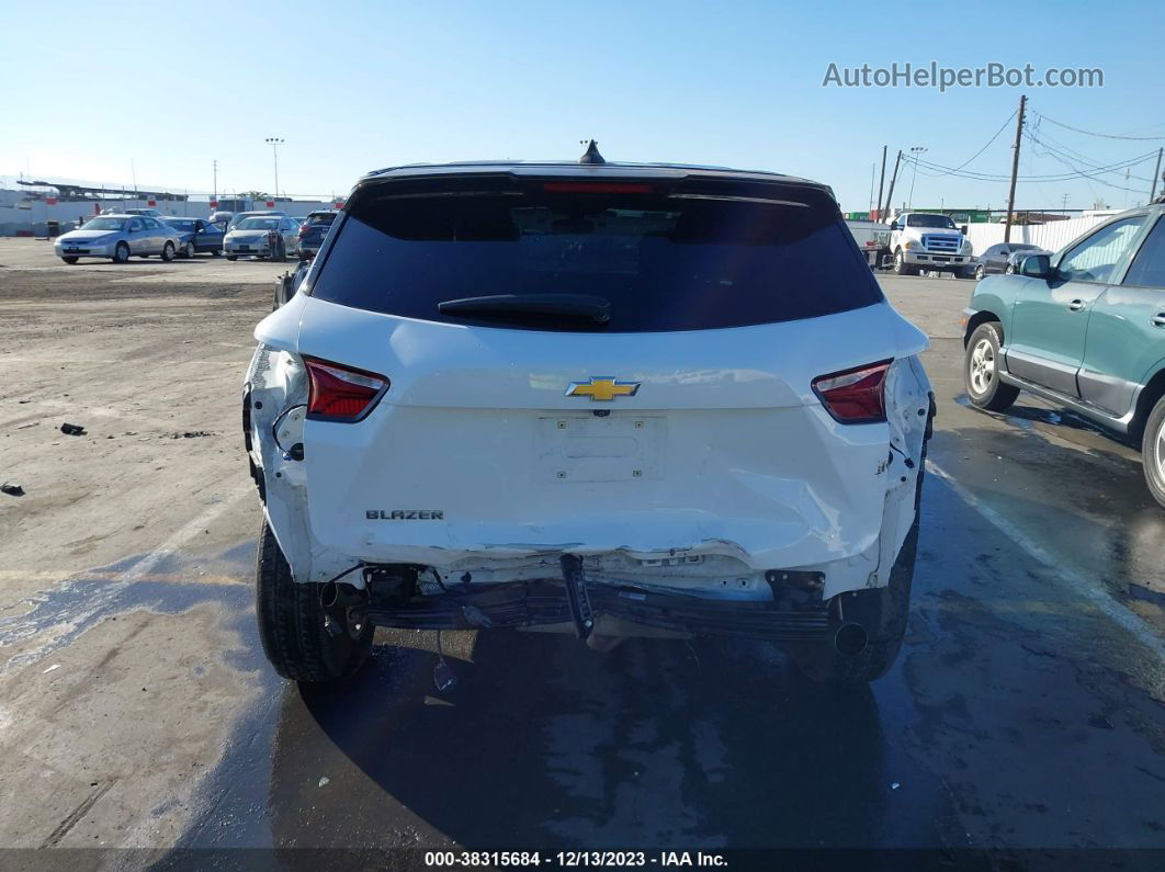 2019 Chevrolet Blazer White vin: 3GNKBBRA6KS643143