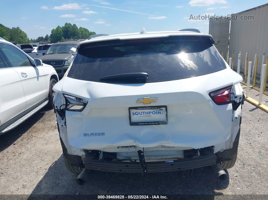 2019 Chevrolet Blazer   White vin: 3GNKBBRA6KS686316