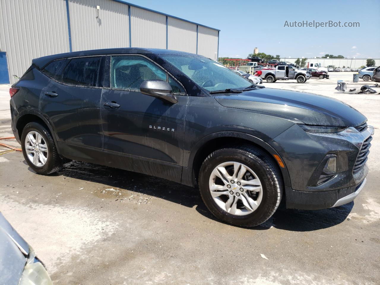 2020 Chevrolet Blazer 1lt Gray vin: 3GNKBBRA6LS572740