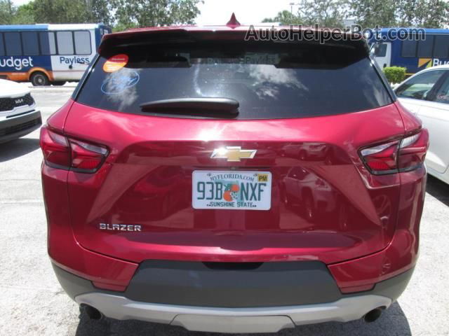 2020 Chevrolet Blazer Lt Maroon vin: 3GNKBBRA6LS601895