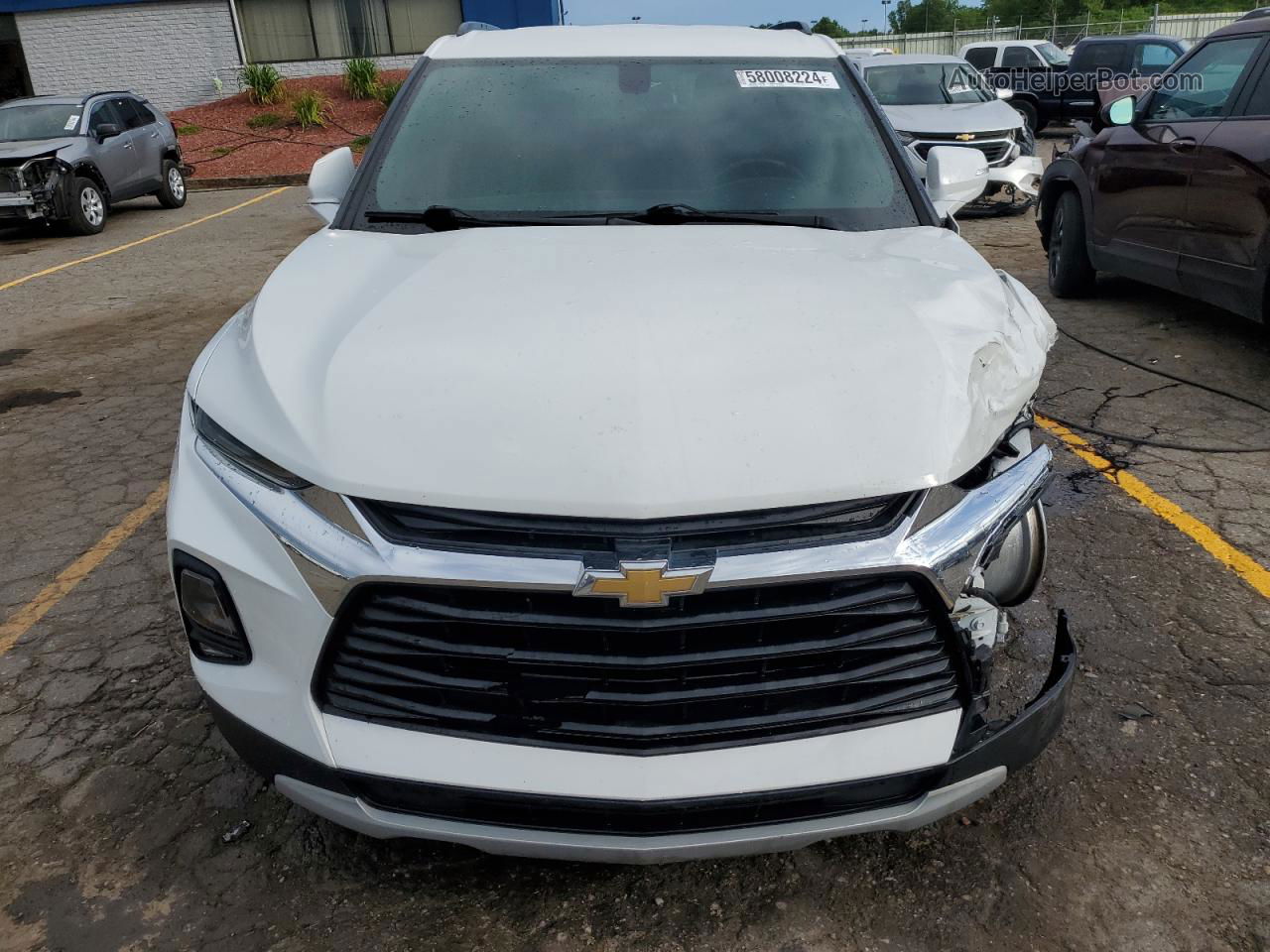 2019 Chevrolet Blazer 1lt White vin: 3GNKBBRA7KS663644