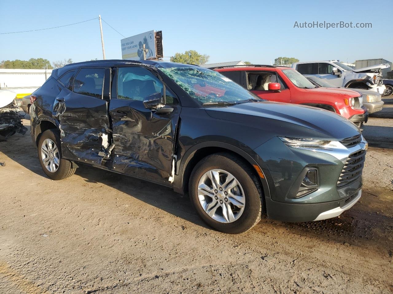 2020 Chevrolet Blazer 1lt Black vin: 3GNKBBRA7LS628538