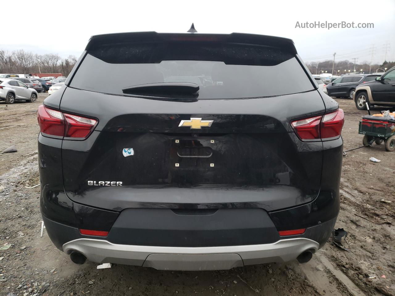 2020 Chevrolet Blazer 1lt Black vin: 3GNKBBRA8LS587434