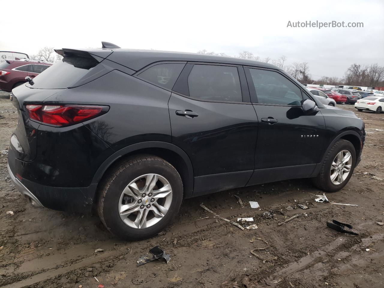 2020 Chevrolet Blazer 1lt Black vin: 3GNKBBRA8LS587434