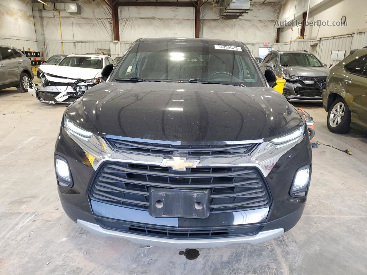 2019 Chevrolet Blazer 1lt Black vin: 3GNKBBRA9KS669798