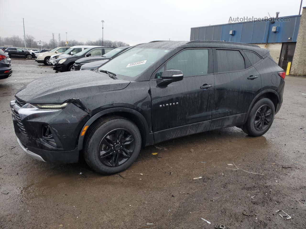 2019 Chevrolet Blazer 1lt Black vin: 3GNKBBRA9KS681045