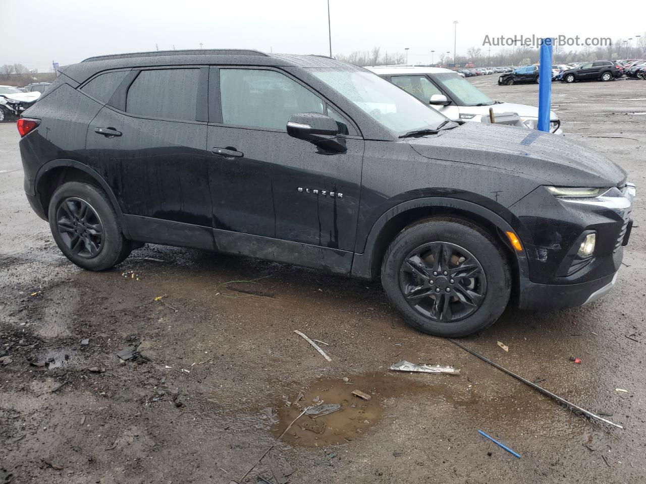 2019 Chevrolet Blazer 1lt Black vin: 3GNKBBRA9KS681045