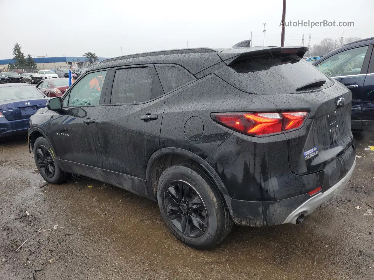 2019 Chevrolet Blazer 1lt Black vin: 3GNKBBRA9KS681045