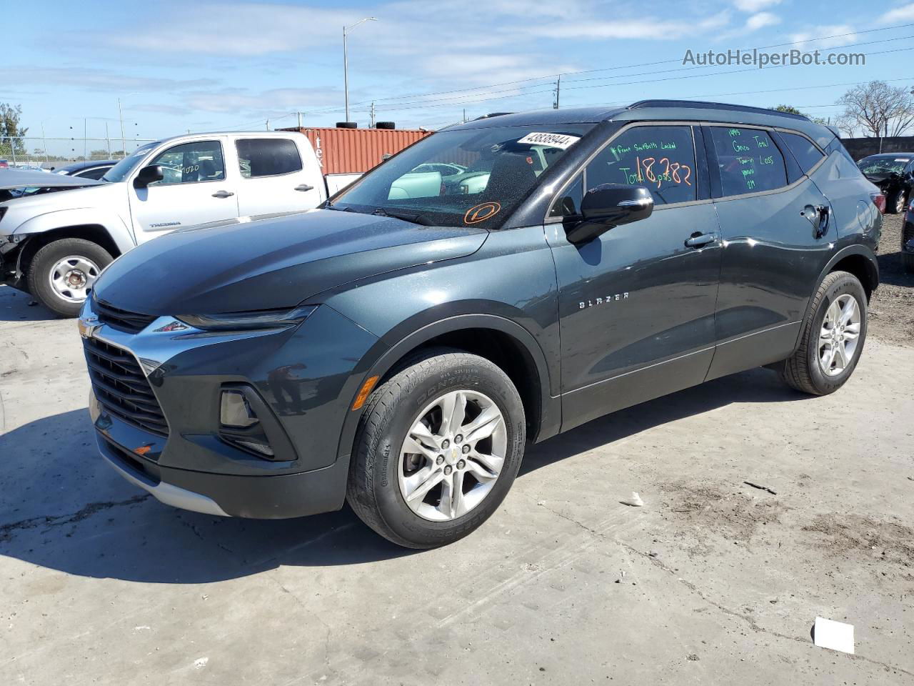 2020 Chevrolet Blazer 1lt Серый vin: 3GNKBBRA9LS538758