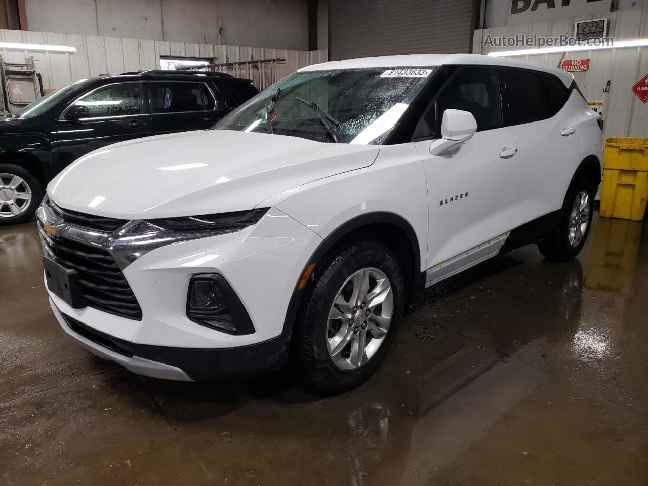 2020 Chevrolet Blazer 1lt White vin: 3GNKBBRA9LS565457