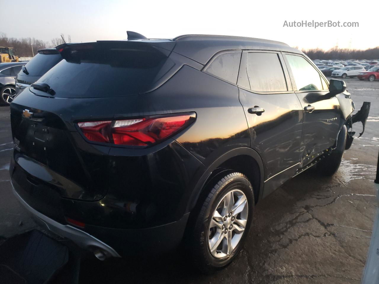 2020 Chevrolet Blazer 1lt Black vin: 3GNKBBRA9LS601129