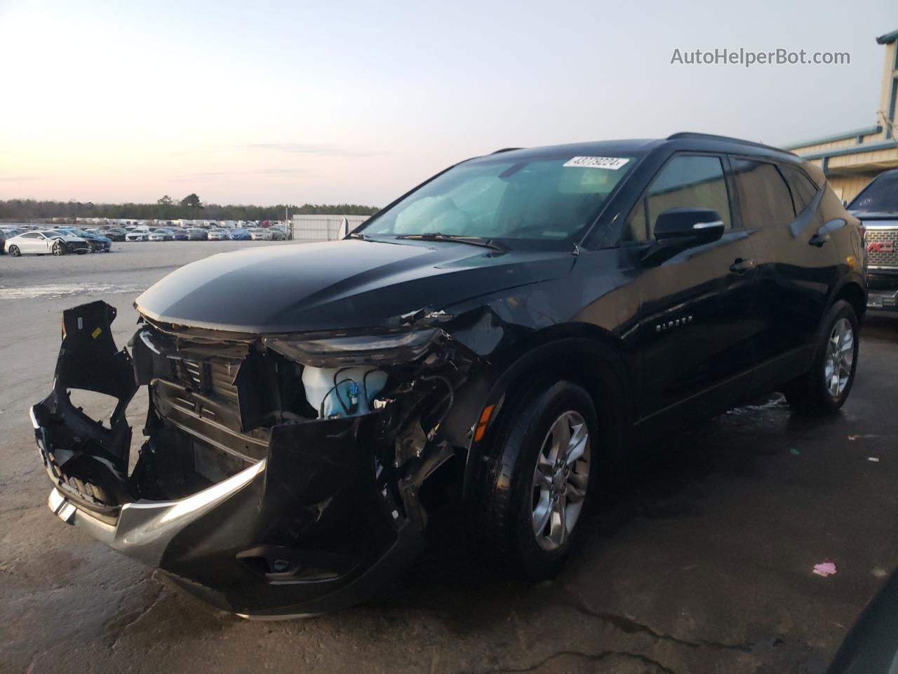 2020 Chevrolet Blazer 1lt Черный vin: 3GNKBBRA9LS601129