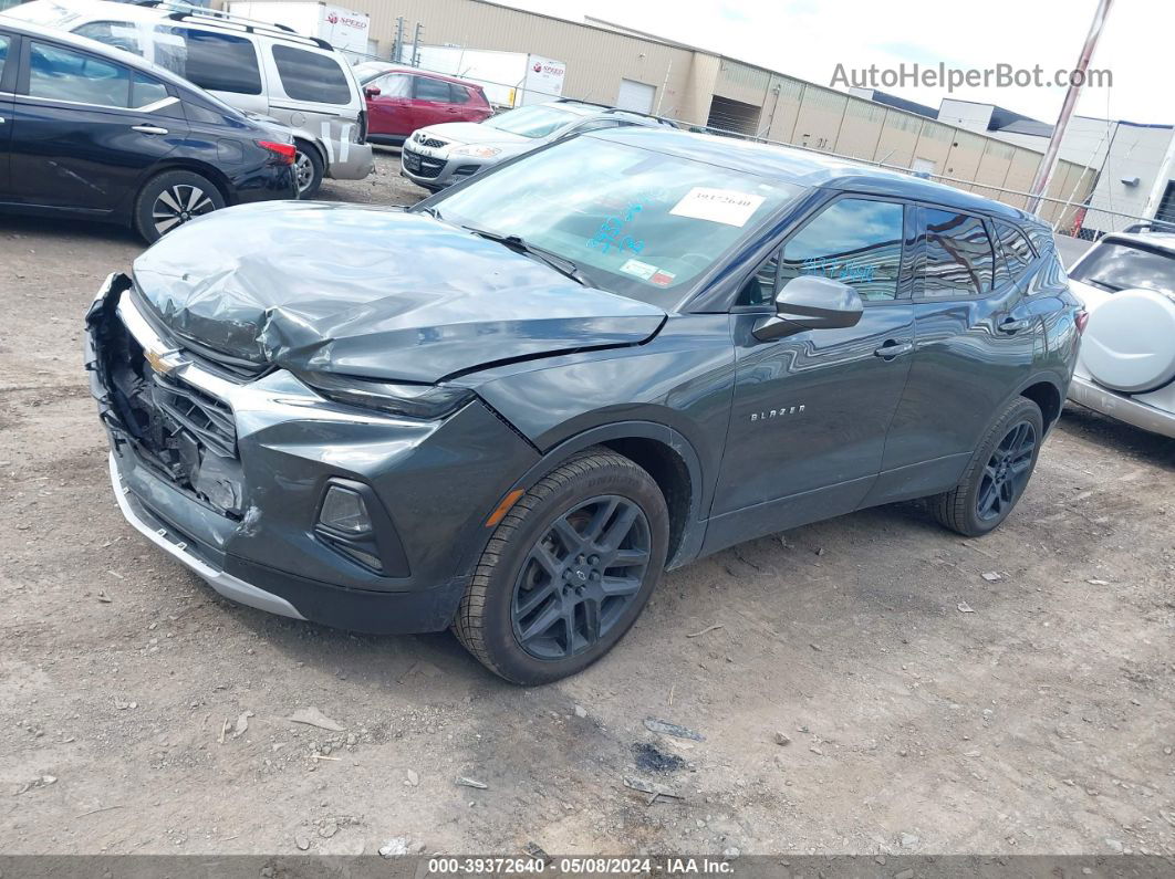 2020 Chevrolet Blazer Fwd 1lt Gray vin: 3GNKBBRA9LS662576