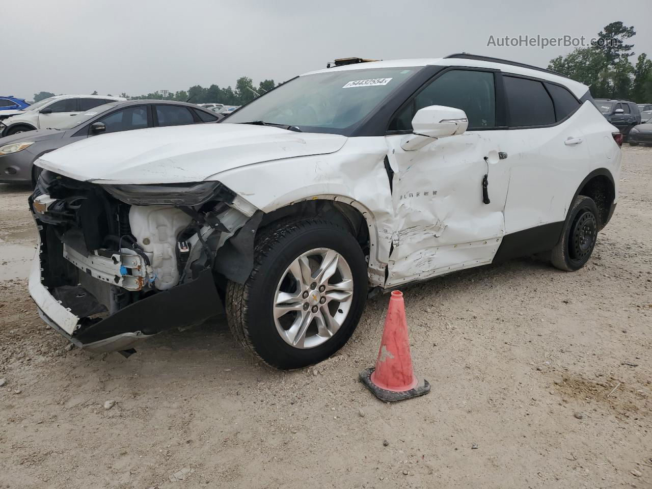 2020 Chevrolet Blazer 1lt White vin: 3GNKBBRA9LS663792