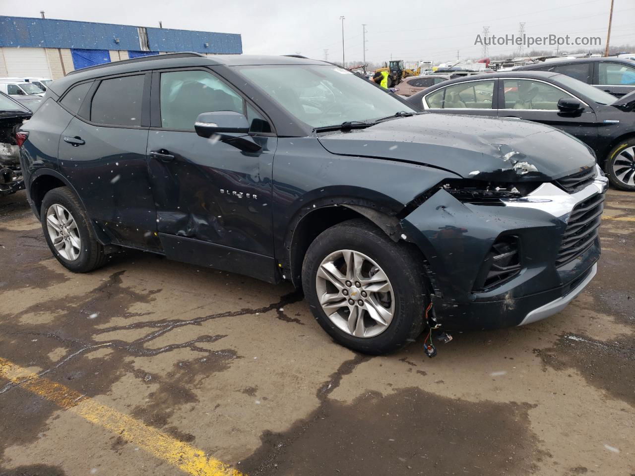 2019 Chevrolet Blazer 1lt Серый vin: 3GNKBBRAXKS625244