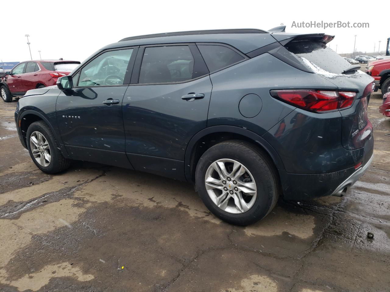 2019 Chevrolet Blazer 1lt Gray vin: 3GNKBBRAXKS625244