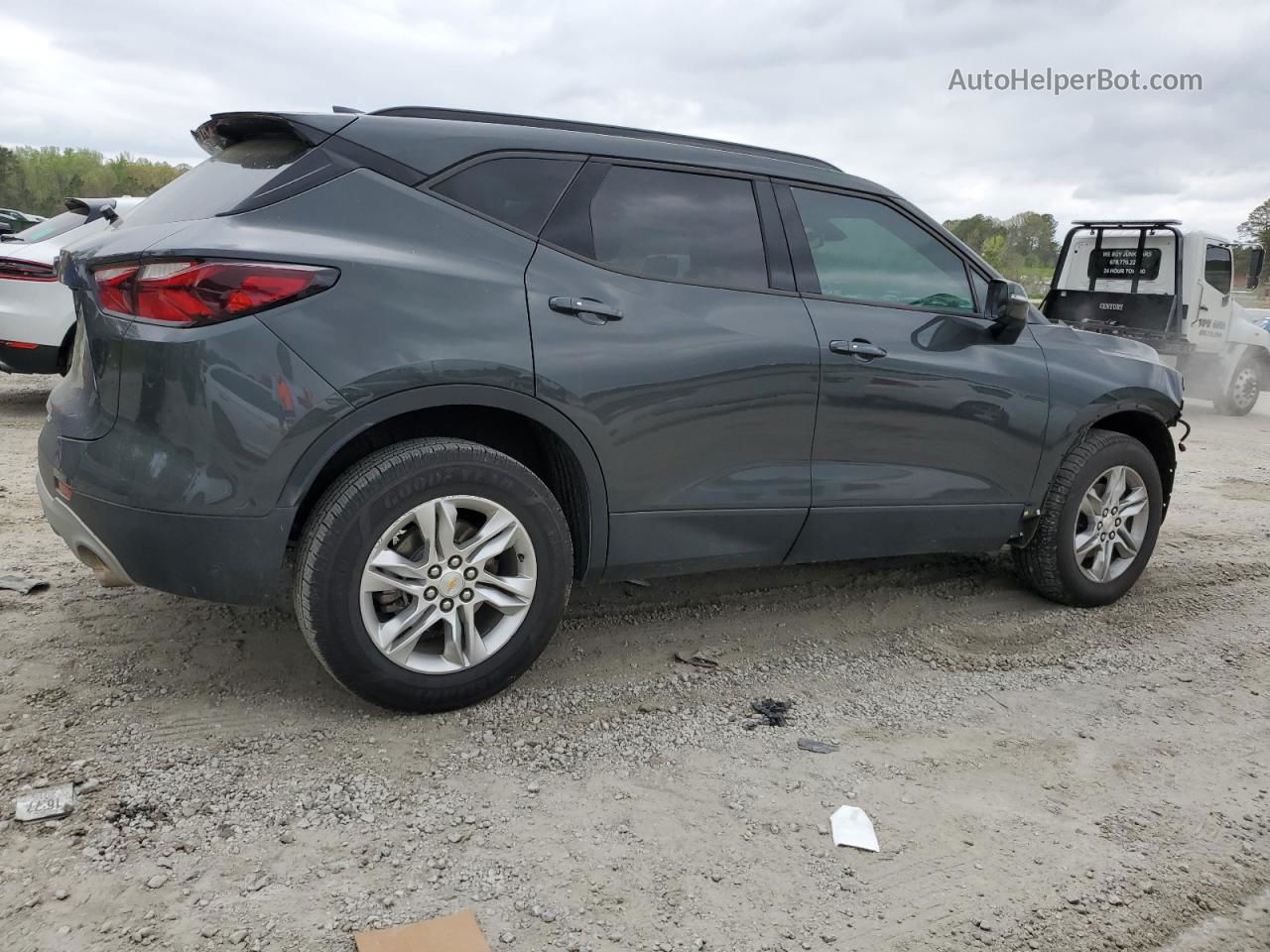 2020 Chevrolet Blazer 1lt Gray vin: 3GNKBBRAXLS572322