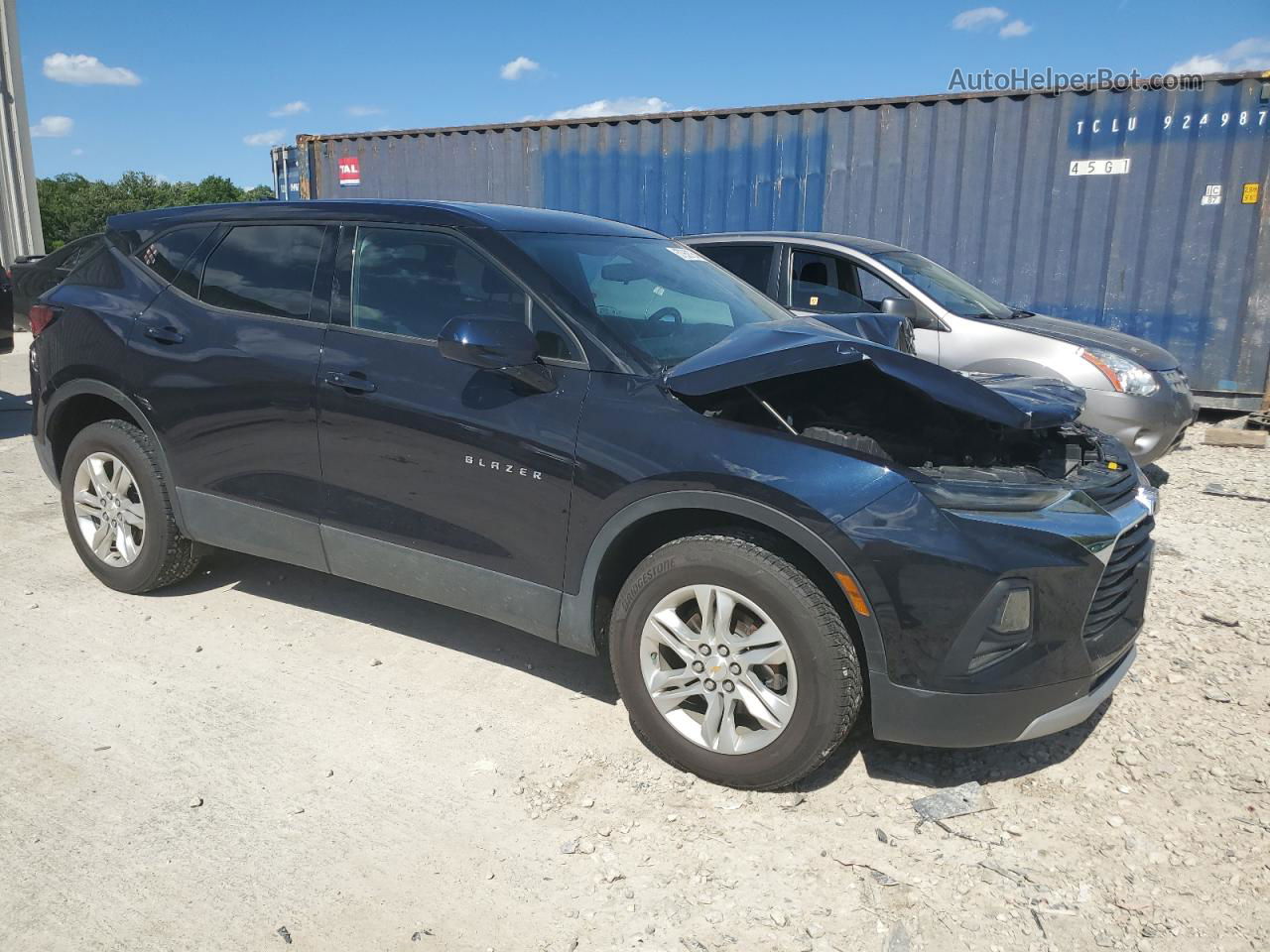 2020 Chevrolet Blazer 1lt Blue vin: 3GNKBBRAXLS602225