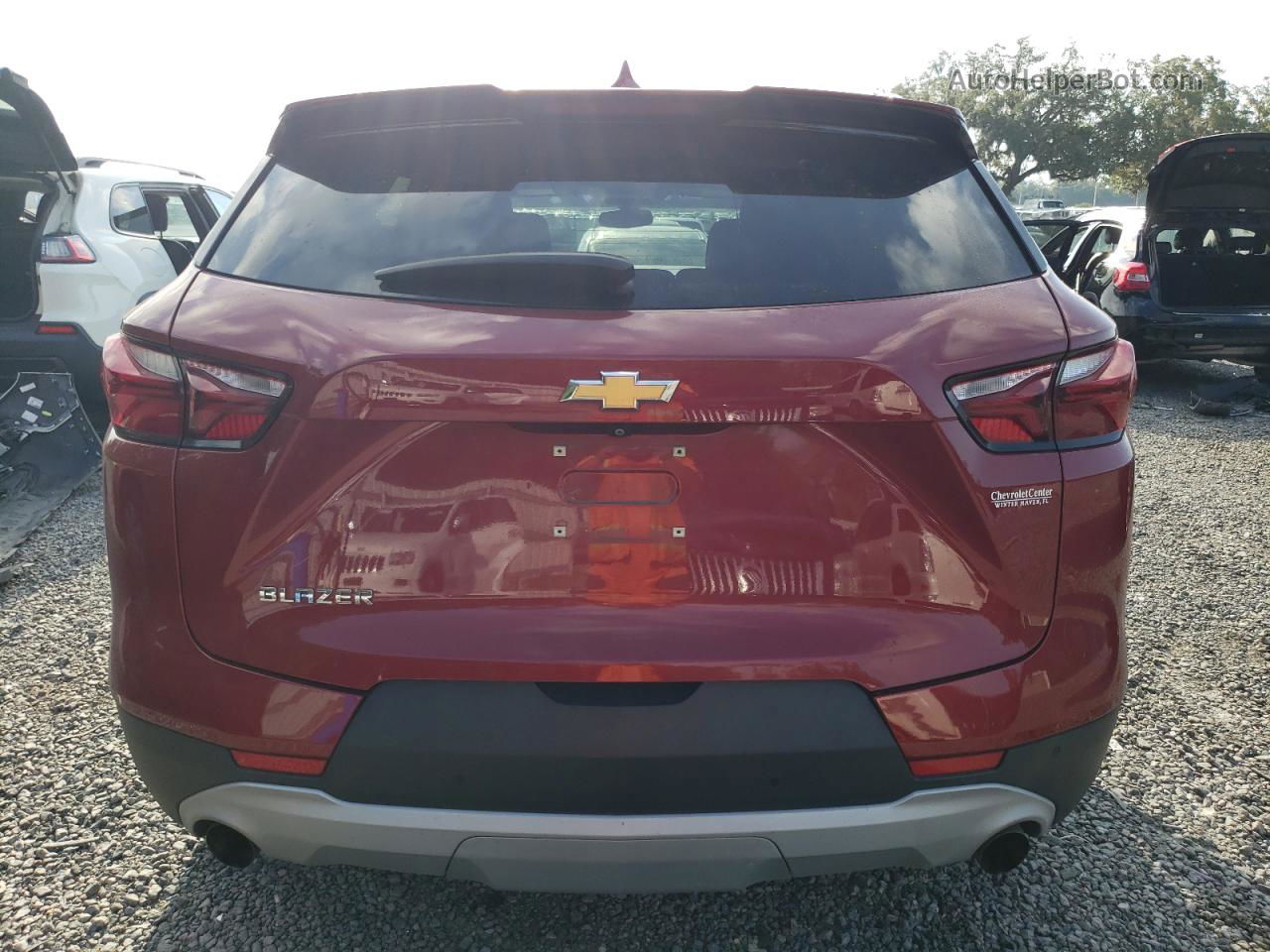 2020 Chevrolet Blazer 1lt Maroon vin: 3GNKBBRAXLS613032