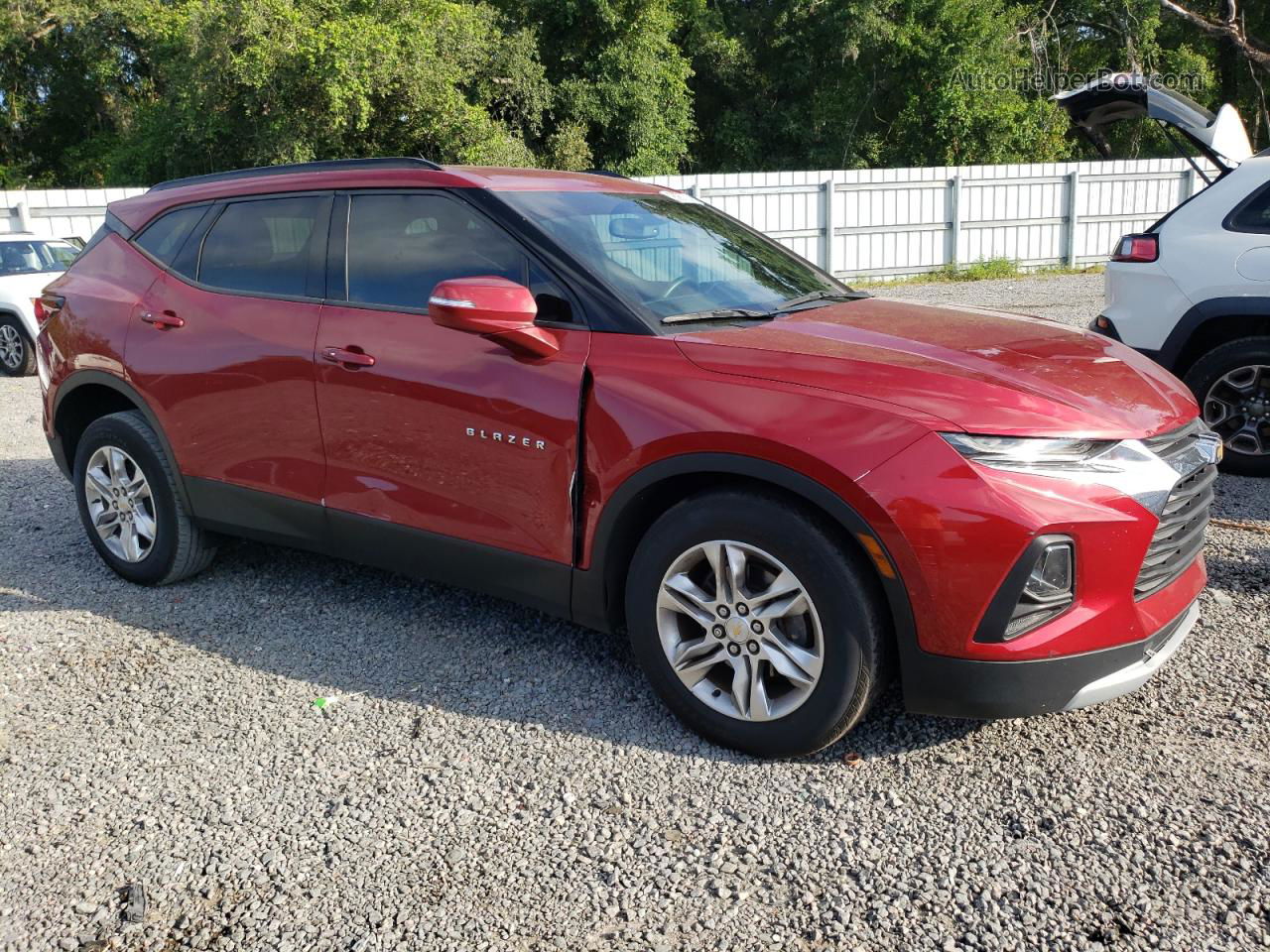 2020 Chevrolet Blazer 1lt Maroon vin: 3GNKBBRAXLS613032