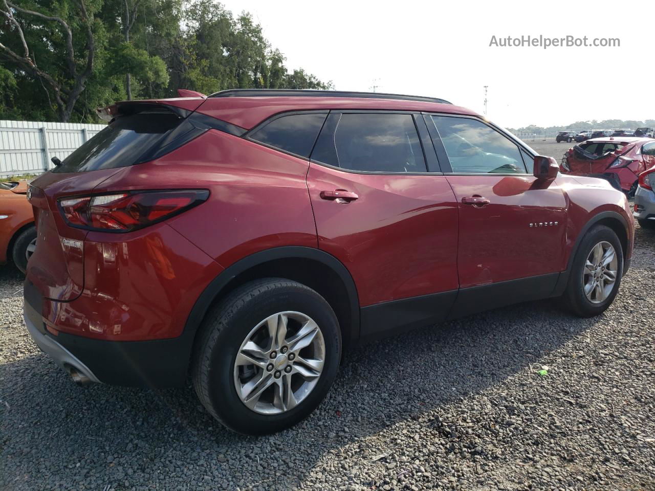 2020 Chevrolet Blazer 1lt Maroon vin: 3GNKBBRAXLS613032