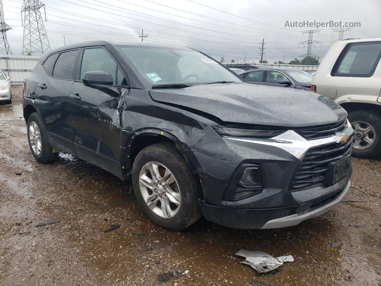 2020 Chevrolet Blazer 1lt Gray vin: 3GNKBBRAXLS617386