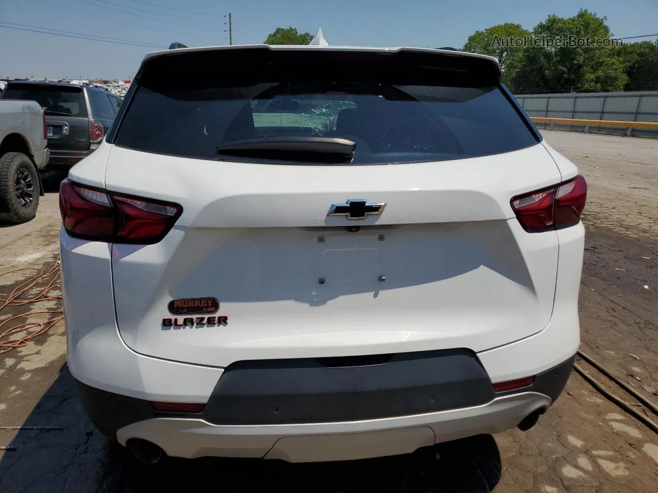 2020 Chevrolet Blazer 2lt White vin: 3GNKBCR40LS660148