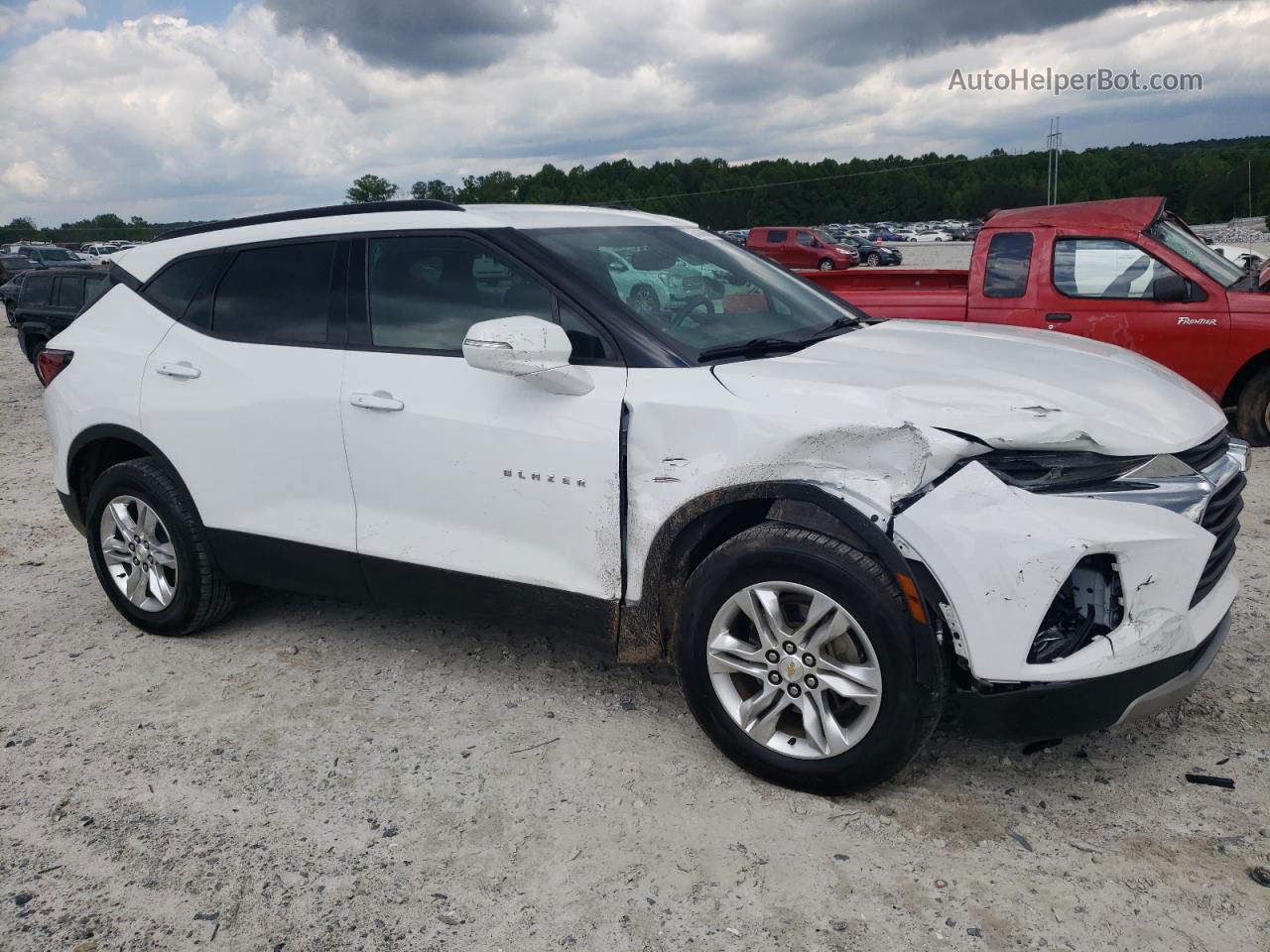 2020 Chevrolet Blazer 2lt White vin: 3GNKBCR47LS699934