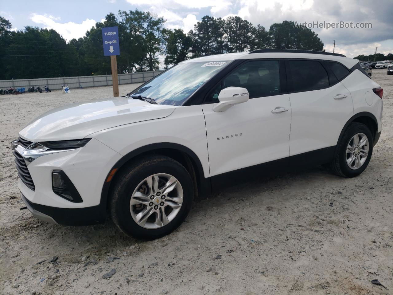 2020 Chevrolet Blazer 2lt White vin: 3GNKBCR47LS699934