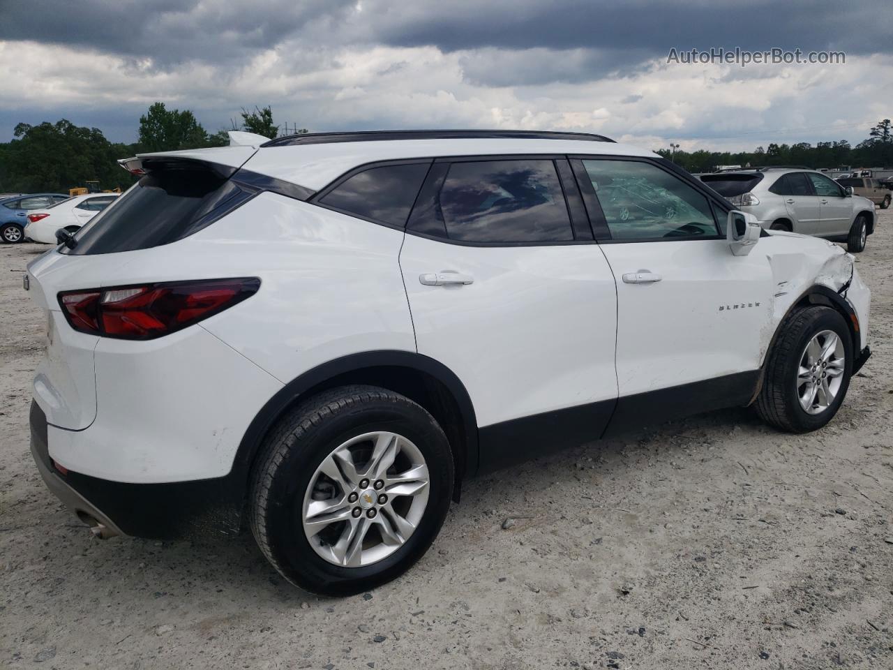 2020 Chevrolet Blazer 2lt White vin: 3GNKBCR47LS699934