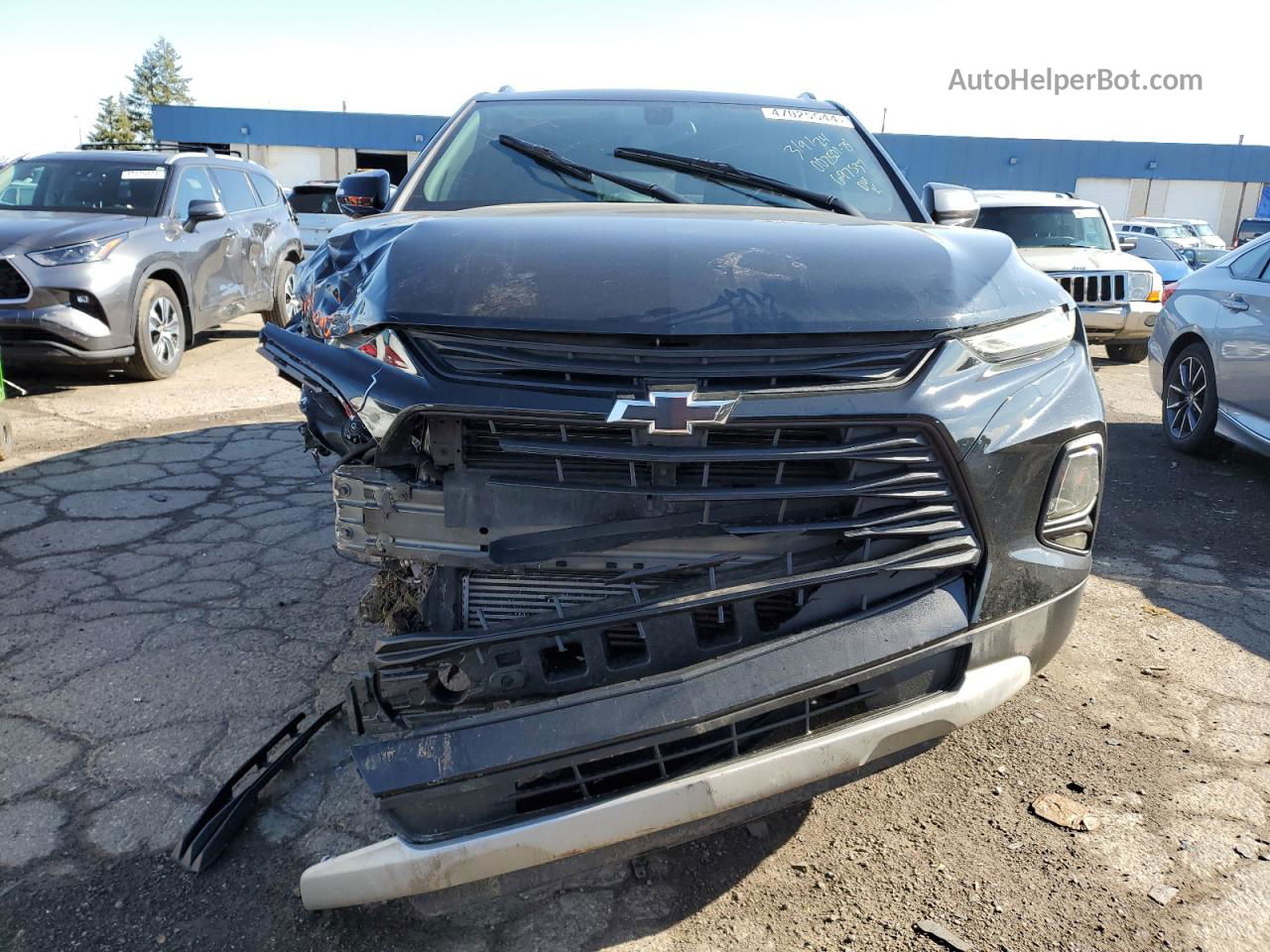 2020 Chevrolet Blazer 2lt Black vin: 3GNKBCR49LS697537