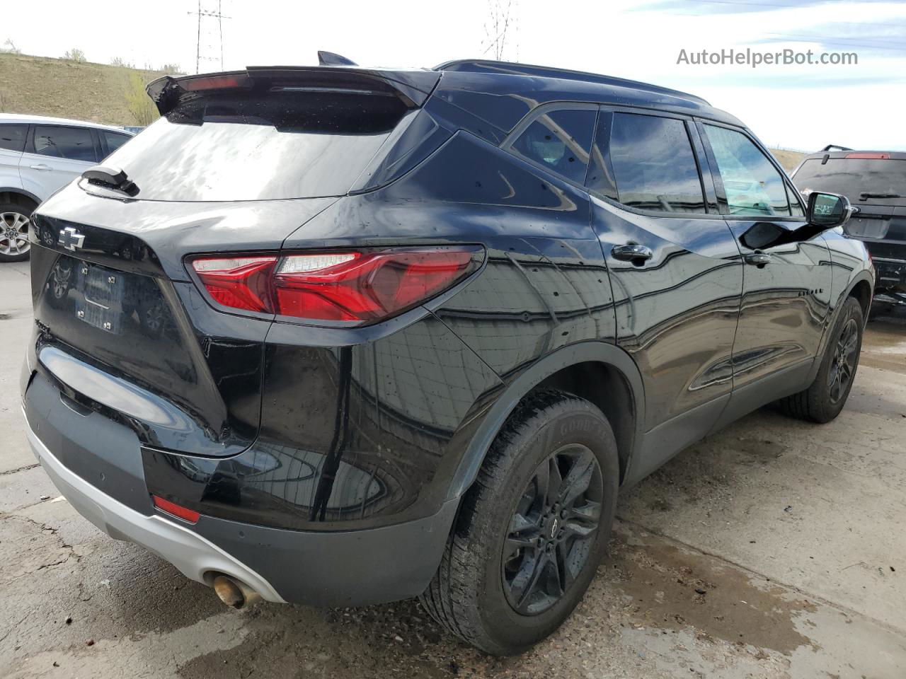 2020 Chevrolet Blazer 2lt Black vin: 3GNKBCR4XLS681461