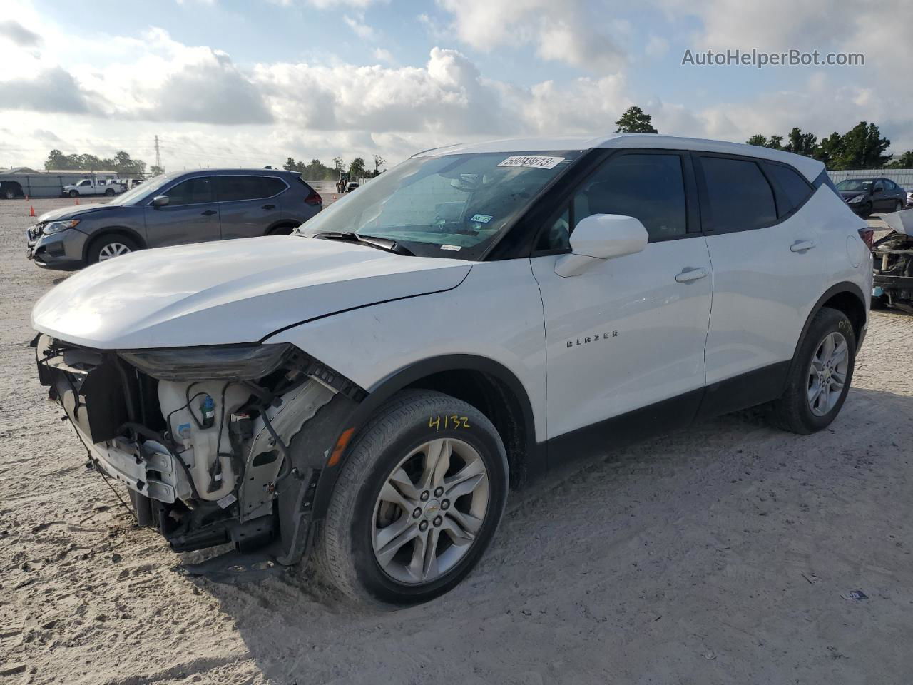 2020 Chevrolet Blazer 2lt White vin: 3GNKBCRS1LS547792