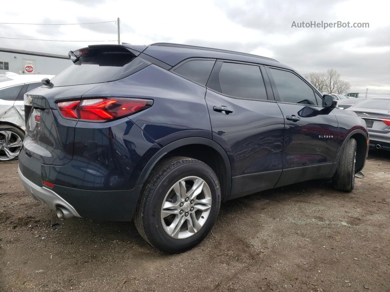 2020 Chevrolet Blazer 2lt Blue vin: 3GNKBCRS1LS554872