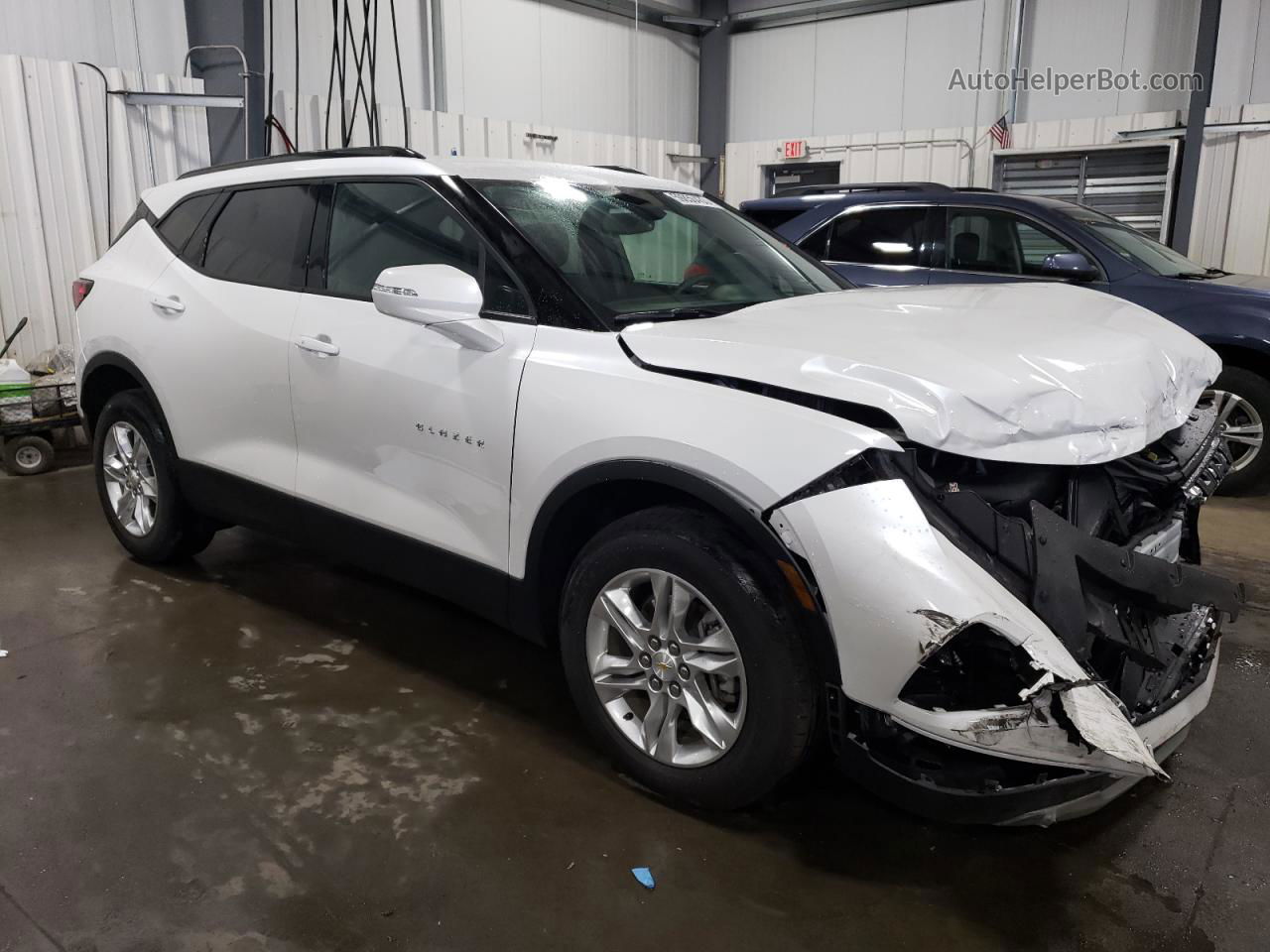 2020 Chevrolet Blazer 2lt White vin: 3GNKBCRS1LS700459