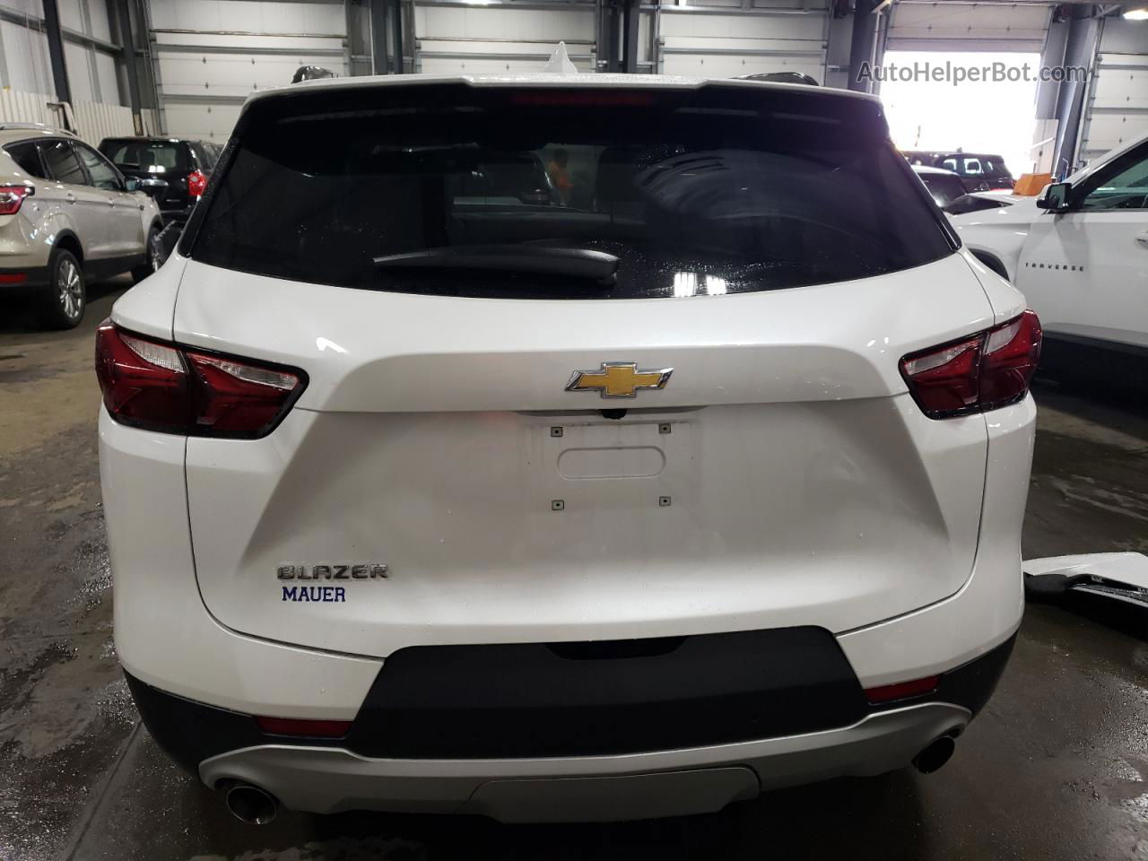 2020 Chevrolet Blazer 2lt White vin: 3GNKBCRS1LS700459