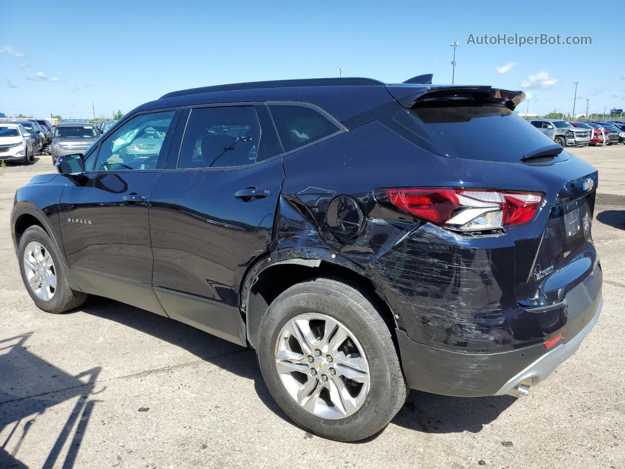 2020 Chevrolet Blazer 2lt Blue vin: 3GNKBCRS1LS719514