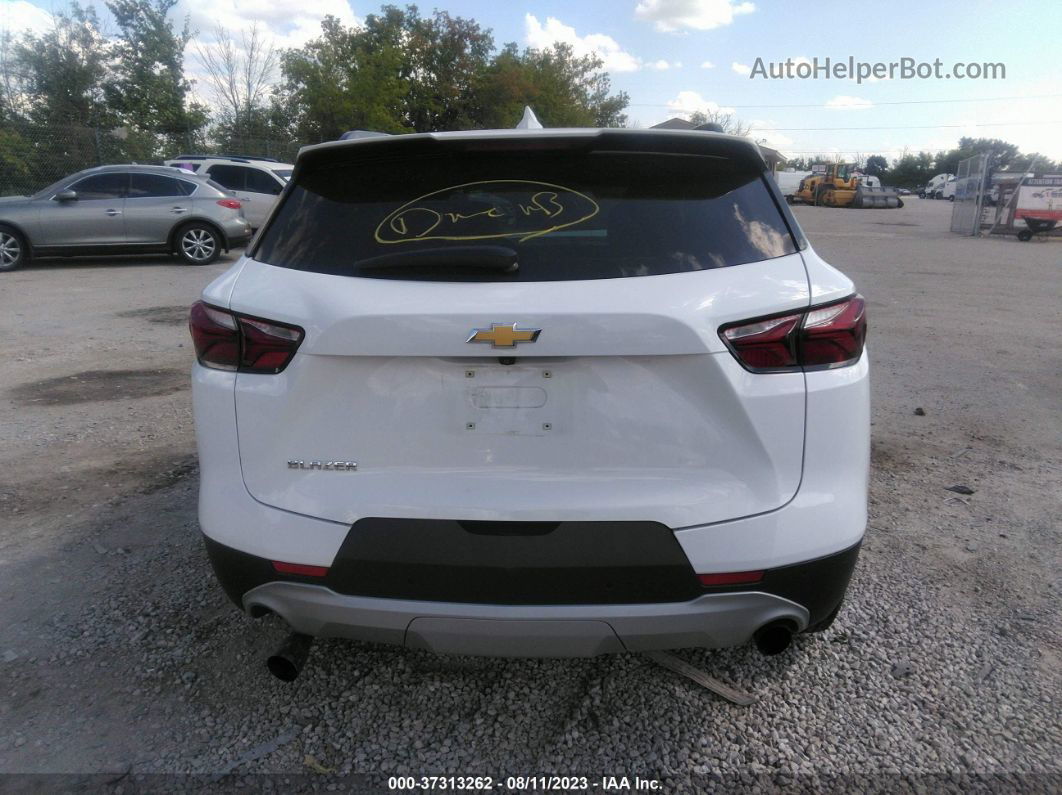 2019 Chevrolet Blazer   White vin: 3GNKBCRS2KS701134