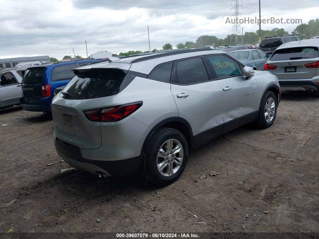 2019 Chevrolet Blazer   Silver vin: 3GNKBCRS3KS691441