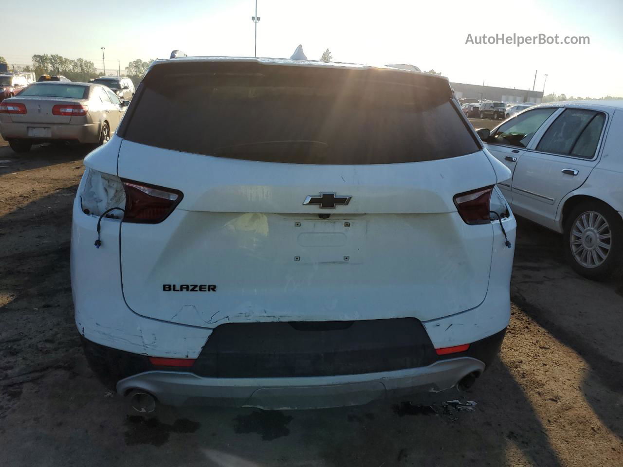 2020 Chevrolet Blazer 2lt White vin: 3GNKBCRS3LS658716