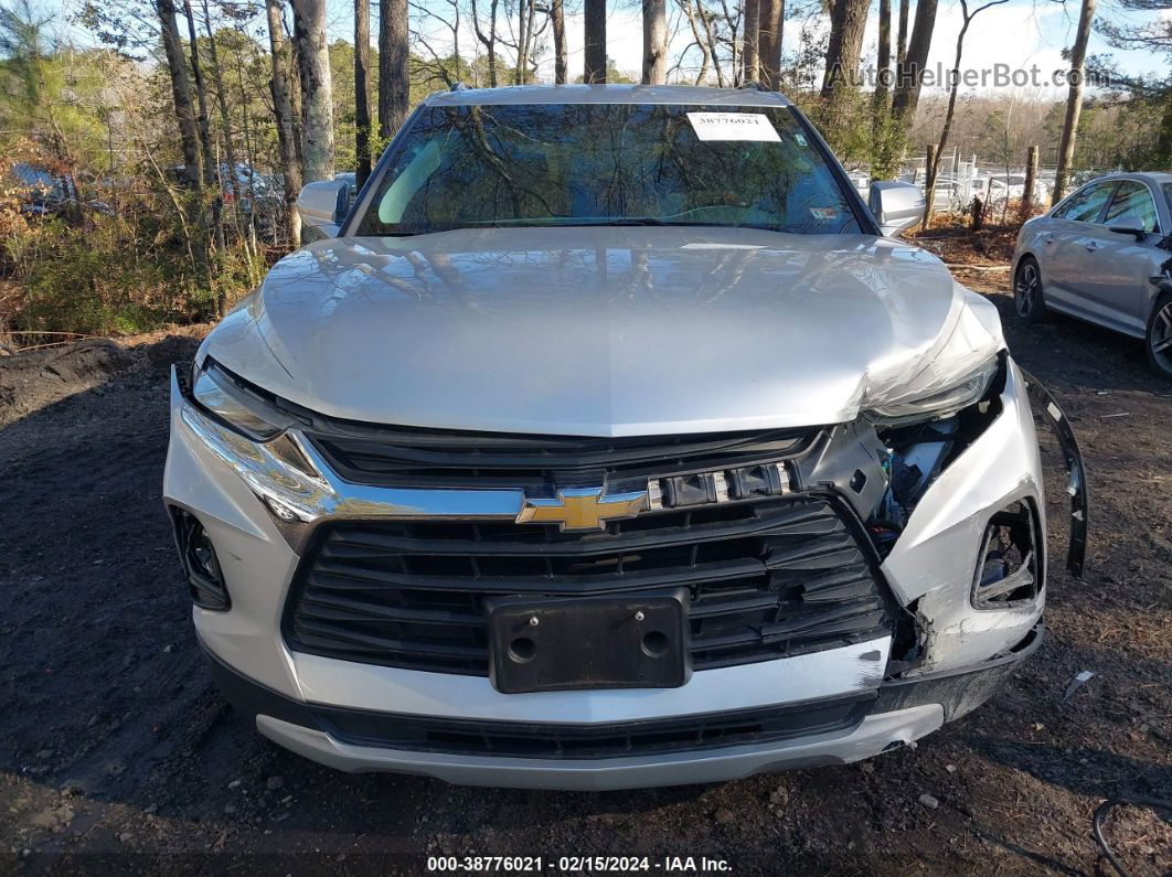 2019 Chevrolet Blazer   Silver vin: 3GNKBCRS4KS691576