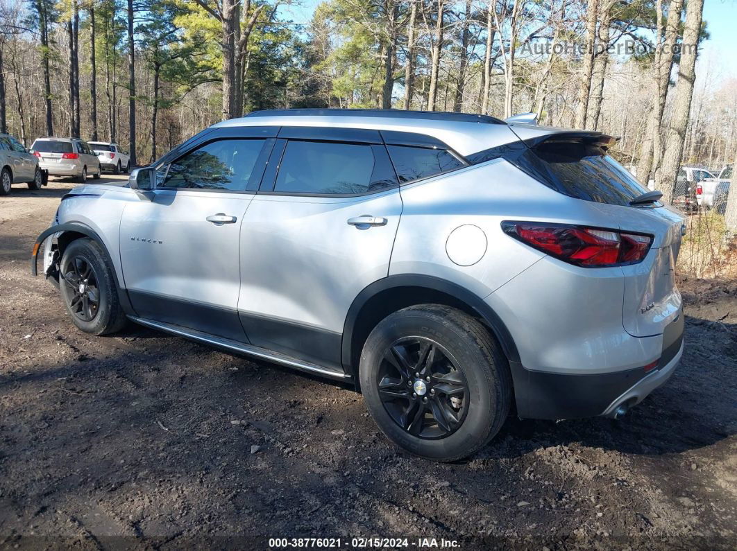 2019 Chevrolet Blazer   Silver vin: 3GNKBCRS4KS691576