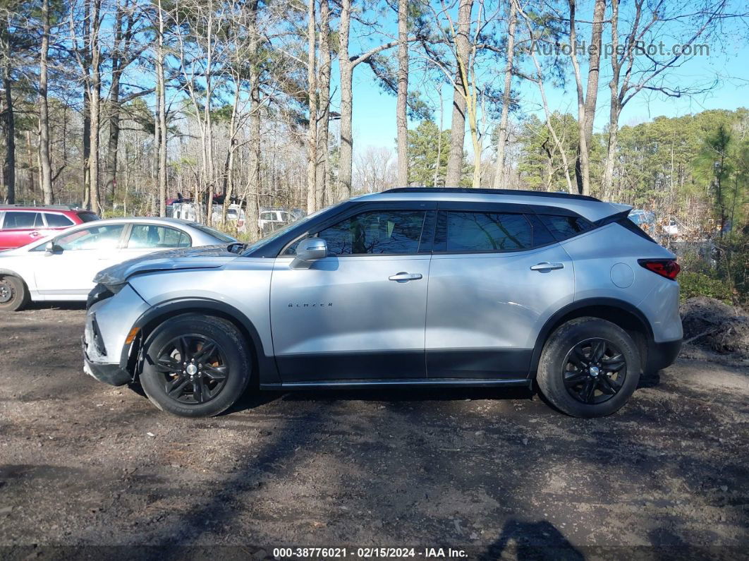 2019 Chevrolet Blazer   Silver vin: 3GNKBCRS4KS691576