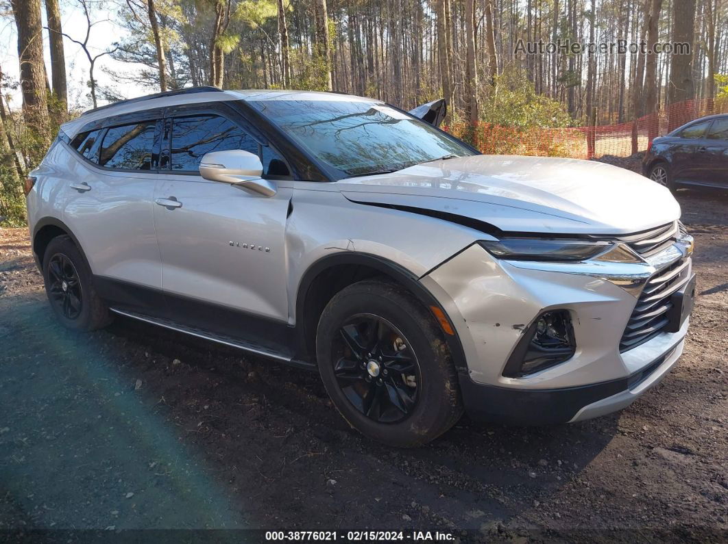 2019 Chevrolet Blazer   Silver vin: 3GNKBCRS4KS691576