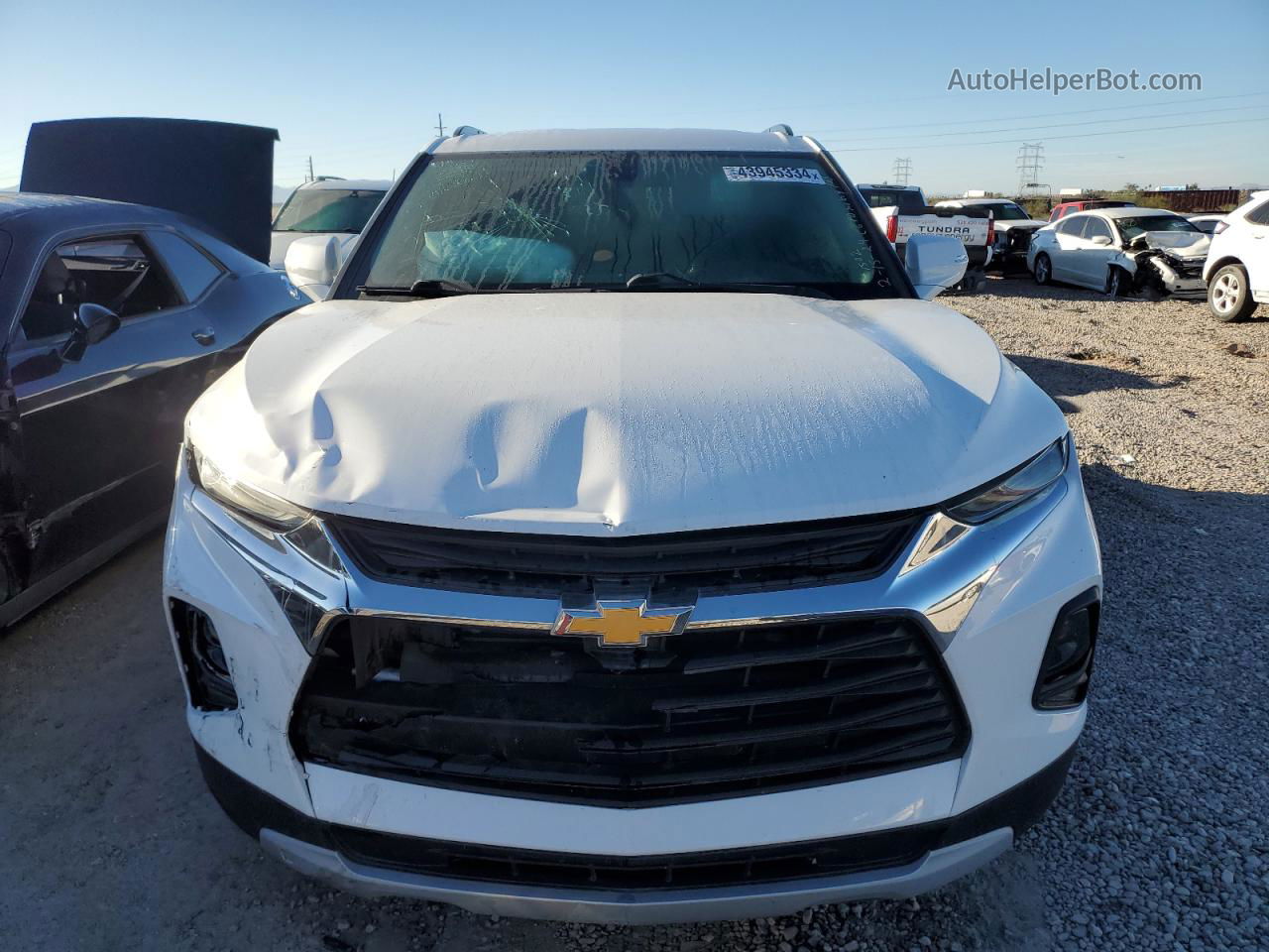 2020 Chevrolet Blazer 2lt White vin: 3GNKBCRS4LS651502