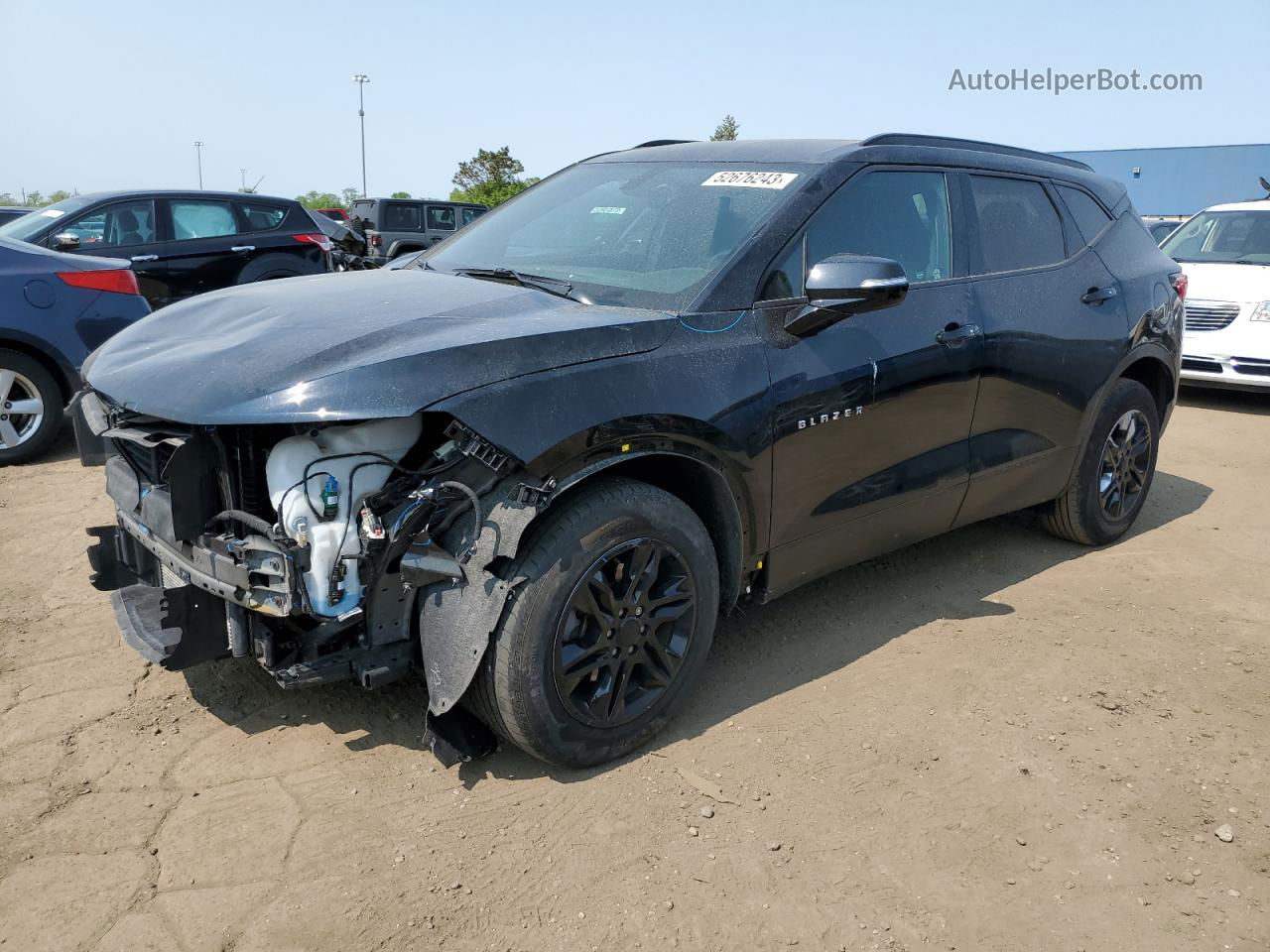 2020 Chevrolet Blazer 2lt Black vin: 3GNKBCRS5LS677705