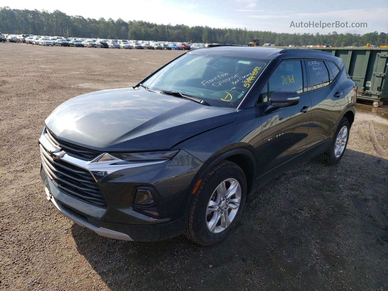 2019 Chevrolet Blazer 2lt Gray vin: 3GNKBCRS6KS686623