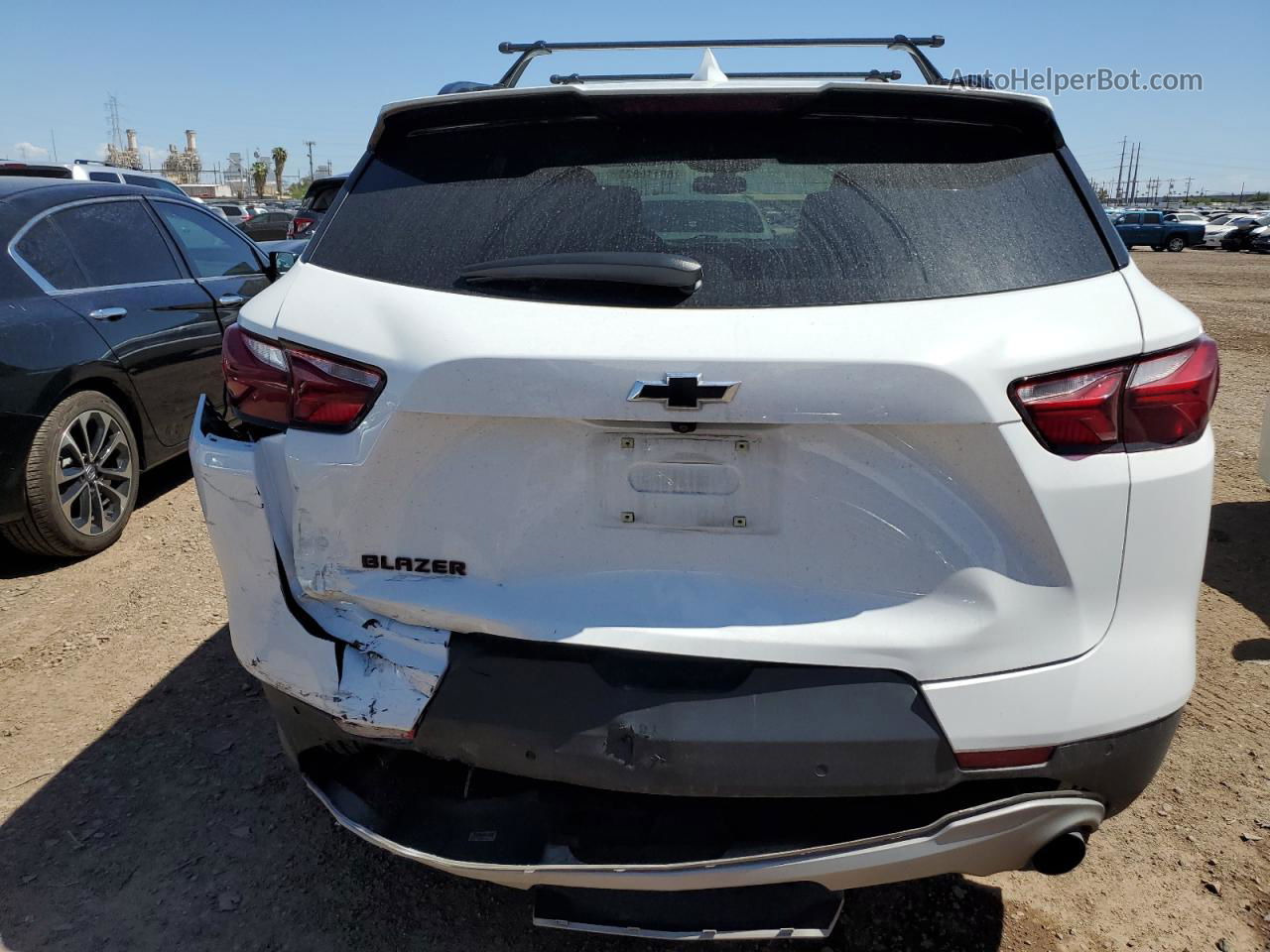 2020 Chevrolet Blazer 2lt White vin: 3GNKBCRS6LS599211