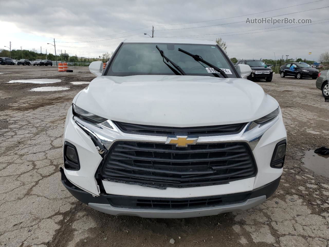 2020 Chevrolet Blazer 2lt White vin: 3GNKBCRS6LS670391